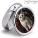 Portable Cat Pill Box Organizer - 3 Compartment Travel Medicine Case for Purse & Pocket - Buy Online on GoSupps.com