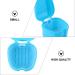 Healeved 2 Series Box Press Holder - Travel Dental Container for Dentures & Prosthesis Soaking - Durable Plastic Organizer with Lid - Ideal for International Shipping - Buy Online on GoSupps.com