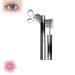 Vervaci Iron Rod Mascara 3D Curling Eyelash Iron Mascara Novafy Iron Wand Mascara Metal Wand Mascara Waterproof Long Lasting Waterproof and Sweatproof Mascara Washable Extra Slim Metal Mascara (Slim Black)