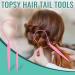 TsMADDTs 1000pcs Hair Rubber Bands with Topsy Hair Tail Tools - 500pcs Clear Elastics Bands, 500pcs Colorful Mini Hair Rubber Bands, Hair Loop, Rat Tail Comb - Buy Online on GoSupps.com