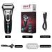 MAX-T Electric Shaver for Men - Wet & Dry, USB Rechargeable, Pop-Up Trimmer | IPX7 Waterproof Foil Razor - Black - Buy Online on GoSupps.com