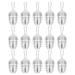 Angoily Tubes de Gloss L vres en Plastique Transparent 15 Pi ces Petit Format tanches R utilisables DIY pour Cosm tiques Usage Personnel Beaut