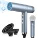 Slopehill hair dryer with unique brushless engine |IQ Perfetto |Innovative microfilter |Oxy Active Technology |LED display 2000W (blue)