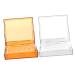ULTECHNOVO 2pcs Box Light- Proof Injection Box Clinic Syringe Case Holder Injection Carrying Case Injector Storage Box Injectors Storage Box Plastic Storage Box Powder Plastic Vehicle Assorted Color 7.2X7.2X1.5cm