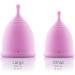 Buy Innovagoods Hypoallergenic Menstrual Cup - 100% Silicone Includes Cotton Bag & Sterilizer (Size L) - Eco-Friendly & Comfortable - Buy Online on GoSupps.com