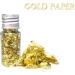 Uposao Edible Gold Foil Gold Leaf Flakes Gold Leaf Gold Edible Flakes Food Decorative Foil Paper for Kitchen Art Baking Chocolates Mousse Decorating - Buy Online on GoSupps.com