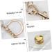 GALPADA 3 Pcs Transparent Lipstick Case | Fashion Leather Keyring & Key Chain | Elegant Lipstick Cover | Creative Keychain for Makeup Lovers - Buy Internationally - Buy Online on GoSupps.com