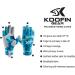 KOOFIN GEAR UPF50 Fingerless Fishing Gloves for Outdoor Activities - Blue Camo, S/M - Buy Online on GoSupps.com