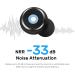 Sleeping Ear Plugs - NRR 33 dB Noise Cancelling Silicone Earplugs for Concerts, Motorcycle, Travel - Black - Buy Online on GoSupps.com