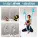 Newtion 1100 LB Capacity Stainless Steel Swing Hangers & Snap Hooks - Heavy Duty Set for Trapeze, Yoga, Hammock - 2 PCS - Buy Online on GoSupps.com