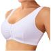 XWSM Breast Prosthesis Bag Closure Front Post Surgical Cotton Mastectomy Bra - Thin Underwear Top Vest for Women (42/95 ABC) - White - Buy Online on GoSupps.com