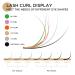 Lashview C-Bend 12mm 0.20 Strength Artificial Eyelash Extensions | Dense Natural Semi-Persistent | Professional Eye-Catching Applications - Buy Online on GoSupps.com
