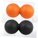 Healeved 2pcs Back Roller Yoga Ball - Peanut Massage Ball for Deep Tissue & Muscle Relief | International Shipping - Buy Online on GoSupps.com