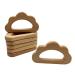 Natural Wood Cloud Shape Teether Toys - DIY Teething Necklace - Cute Animal Pendant Nursing Soothing Accessories (Set of 5) - Buy Online on GoSupps.com