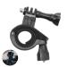 Action Camera Mount Bicycle/Motorcycle Clip Handlebar Mount Bicycle Handlebar Mount for GoPro Series Action Cameras Black