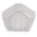 SEWOART Rabbit Toilet Guinea Pig Potty Trainer Pet Toilet Supply Bunny Restroom Bunny Toilet Ceramics White