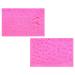 Lurrose nail tools 2st silicone template template plate nail art equipment n Gel art punching plate diy nail art design image animals three -dimensional nail plate 3D pebble angel
