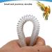Vogelleine Parrot Dish Leash & Anti-Bite Bird Dishes - 5m Adjustable Training Rope (2 Pieces Blue & White) - Buy Online on GoSupps.com