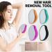 Uqmiqura Nano Hair Remover Stone - Pain-Free Crystal Hair Removal Device for Women & Men | 2 Pieces - Ideal for Back Arms & Legs (Blue & Pink) - Buy Online on GoSupps.com