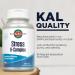 KAL Stress B Complex Vitamin Supplement for Energy and Immune Support - 100 Tablets - Buy Online on GoSupps.com