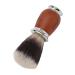 Men's Shaving Brush - Nylon Bristles & Wooden Handle | Lightweight Facial Hair Beard Brush for Home & Salon Use - Buy Online on GoSupps.com