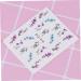 BIUDECO 1 Sheet Manicure Stickers Decal Stickers Flower Sticker Decorate Nail - Buy Online on GoSupps.com