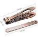 SZQHT Ultra Wide Jaw Opening Toenail Clippers for Thick Nails - Bronze Pedicure Kit for Men & Women - Buy Online on GoSupps.com