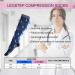 Leostep Funny Compression Stockings for Men & Women | Improve Blood Circulation & Support | Ideal for Cycling Hiking Traveling & Fishing - L-XL Sea - Buy Online on GoSupps.com