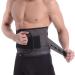 Buy Black Lumbar Decompression Belt for Men & Women | Bariatric Stomach Binder & Waist Compression Wraps - Size M - Buy Online on GoSupps.com