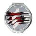 wallpaper jet fighter Mirror Compact Mirror tie fighter model pocket mirror portable mirror