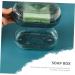 GAXIRE 2pcs Box Soap Box Portable Soap Dish Toilet Soap Holder Soap Dish with Cover Bar Soap Holder for Shower Kitchen Soap Holder Soap Dish with Lid Trays Toiletries Household Pp Travel - Buy Online on GoSupps.com