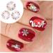 Colorful Nail Jewelry Christmas Decorations | Manicure Tools & Creative Nail Accessories | Perfect Stocking Filler - 5.8x5.8cm - Buy Online on GoSupps.com