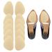6 Pairs Shoe Sole Non Slip Pad  Heel Anti Skid Protector  Shoe Sole Rubber Grip  Black Red Beige Bottom Cushion (Beige)