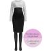 Herzmutter Maternity Skirt XL Black Cotton Pencil Midi Length - Buy Online on GoSupps.com