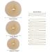 26-Piece Hair Bun Maker Set with 6 Jewelry Knots & 20 U-Shape Hairpins - Beige & Gold Accessories for Women & Girls - Buy Online on GoSupps.com