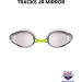 Arena Tracks Junior Mirror Anti-Fog Swimming Goggles for Kids | UV Protection & Interchangeable Nasal Gaps - Buy Online on GoSupps.com