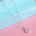 DNCG Quartz Healing Crystal Necklace Natural Pink Crystal Healing Crystals Necklace Heart Pendant Necklaces Quartz Jewelry for Womens Girls Ladies Crystal Point Pendant Necklace - Buy Online on GoSupps.com