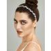 SWEETV Rhinestone Bridal Headband - Silver Crystal Wedding Hairpiece for Bride, Bridesmaid & Flower Girl - Buy Online on GoSupps.com