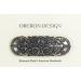 Celtic Peacock Hair Clip | Handcrafted Metal Barrette | Made in the USA | 70mm by Oberon Design - Buy Online on GoSupps.com