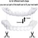 Uqlpxz 2 Pairs False Teeth Set - Temporary Cosmetic Veneers for Men & Women | Whitening Solution for Imperfect Teeth - Buy Online on GoSupps.com