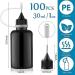 Clisted 100 PCS 30 Ml/1 Oz Black Needle Tip Glue Bottle Needles Precision Tip Applicator Bottle For Alcohol Ink DIY Craft Acrylic - Buy Online on GoSupps.com