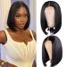 4x4 Bob Wig 12 Inch Human Hair Wig for Women Human Hair 100% Human Hair Pre Plucked with Baby Hair 150% Density Wigs for Black Women Natural Color 12inch (31cm) 4x4bob straight