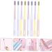 Solustre 8-Pack Macaron Toothbrush Cleaning Tools for Pregnant Women | Extra Soft Travel Toothbrush & Charcoal Massage Brush | Household Cleaning Devices - Buy Online on GoSupps.com