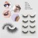Natural 3D False Eyelashes - 4 Pairs of Reusable Black Imitation Water Mane Eyelashes | International Shipping Available - Buy Online on GoSupps.com