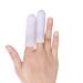 10 Pcs Silicone Finger Protectors - Finger Support Sleeves for Arthritis, Trigger Finger, Corns, Blisters - Gel Finger Caps (White) - Buy Online on GoSupps.com