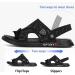 Shop Orthopedic Flip Flops for Men - Two Ways to Wear Lightweight Non-Slip Big Toe Foot Corrector Slippers | Breathable Hallux Valgus Walking Sandals - Size 6.5 Black - Buy Online on GoSupps.com