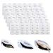 Europe And America's New Eye Shadow/Eyeliner Makeup Template Sticker Eyebrow Stencils Eye Stencils For Makeup 24PC