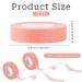 Breathable Micropore Eyelash Extension Tape - Pink - 0.5 x 10 Yards - 9 Rolls | Invisible Lash Supplies for Hooded Eyes - Buy Online on GoSupps.com