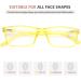 Eyekepper Stylish Readers - Quality Spring Hinges Reading Glasses in Blue & Yellow | International Shipping Available - Buy Online on GoSupps.com