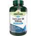 Natures Aid Cod Liver Oil 1000mg 180 Softgel Capsules - High Strength Omega-3 with Vitamins A & D - UK Made - Buy Online on GoSupps.com